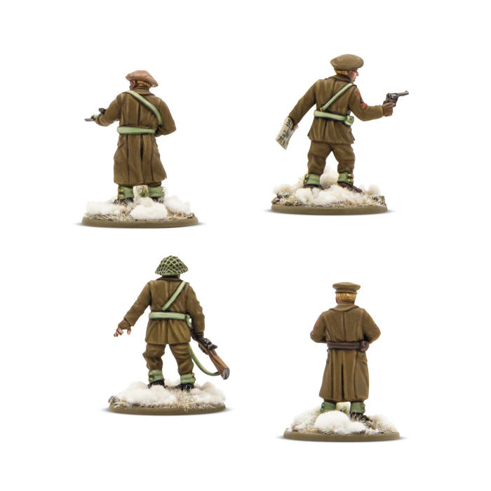 Bolt Action - British & Canadian Infantry (Winter) Platoon Commanders